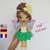 Fairy crochet amigurumi doll Astrid pattern, Amigurumi doll base EN, DE, FR