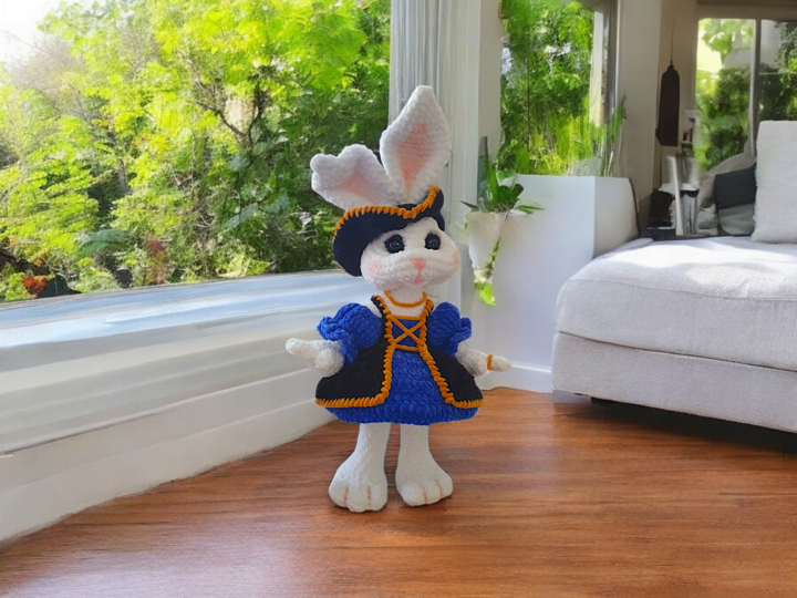 Häkelanleitung Nora das Piratenhäschen und die goldenen Ostereier