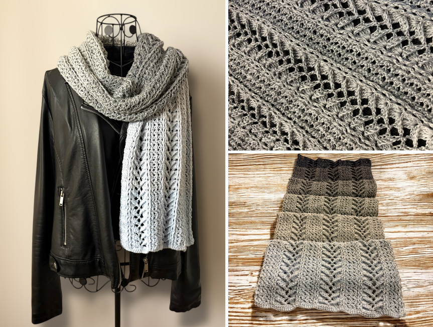 Crochet Pattern Scarf "Rhodia"