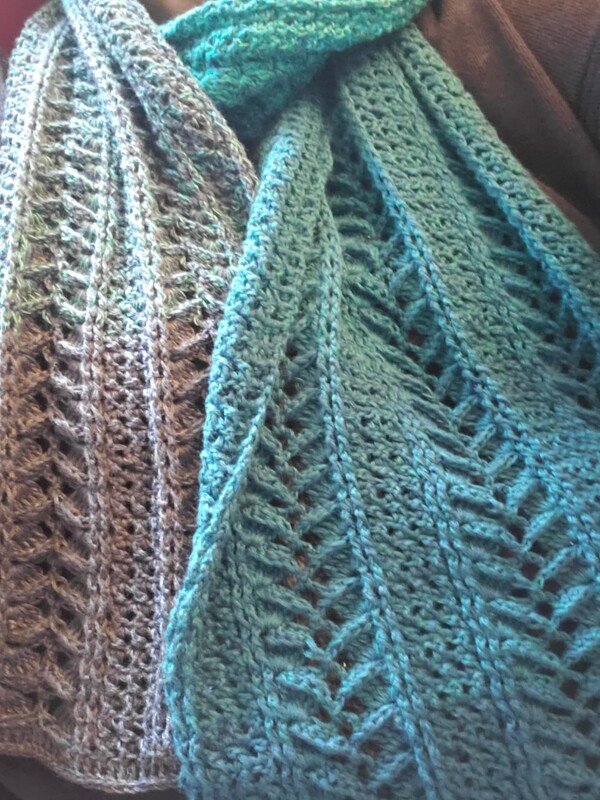 Häkelanleitung Schal "Rhodia"