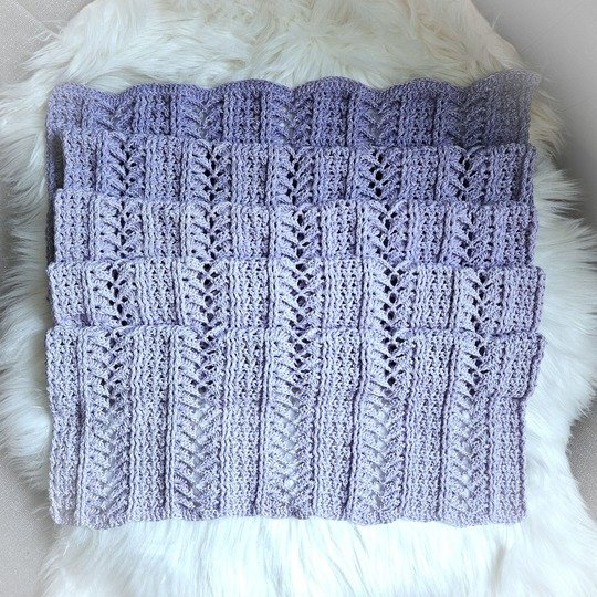 Häkelanleitung Schal "Rhodia"