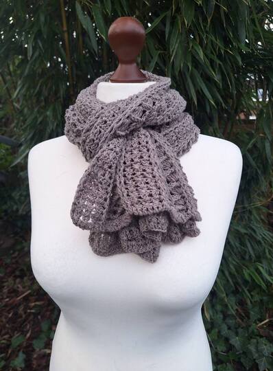 Häkelanleitung Schal "Rhodia"