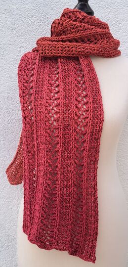 Häkelanleitung Schal "Rhodia"