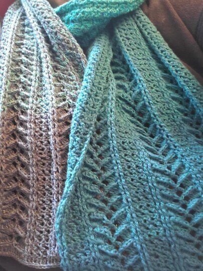 Häkelanleitung Schal "Rhodia"