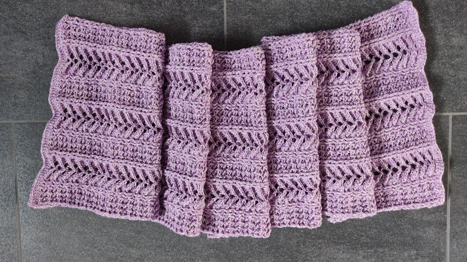 Häkelanleitung Schal "Rhodia"