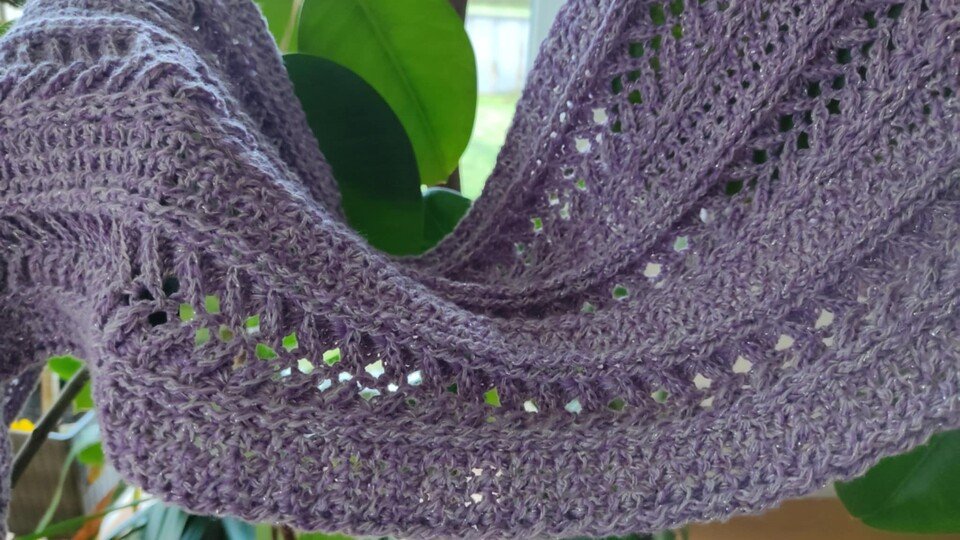 Häkelanleitung Schal "Rhodia"