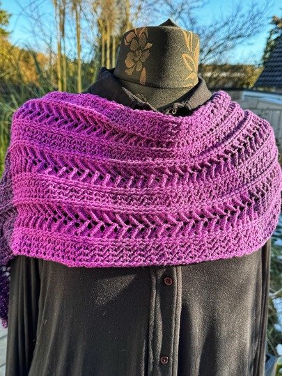 Häkelanleitung Schal "Rhodia"