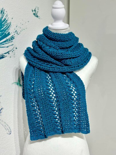 Häkelanleitung Schal "Rhodia"