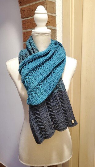 Häkelanleitung Schal "Rhodia"