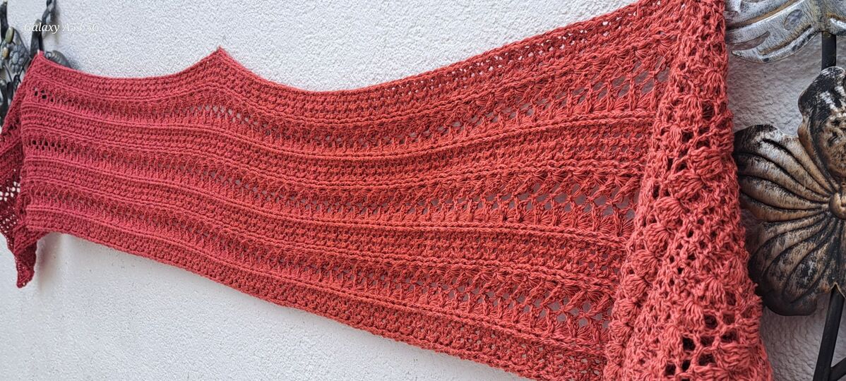 Häkelanleitung Schal "Rhodia"