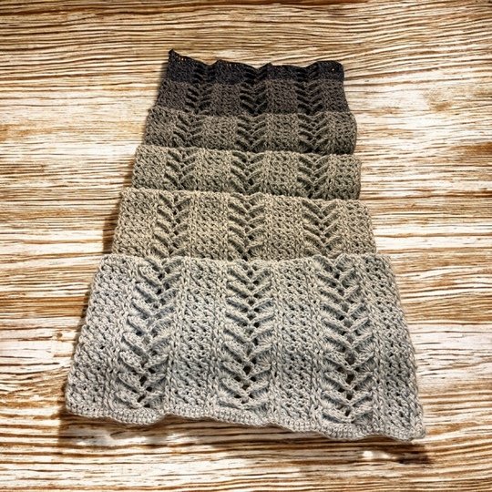 Häkelanleitung Schal "Rhodia"