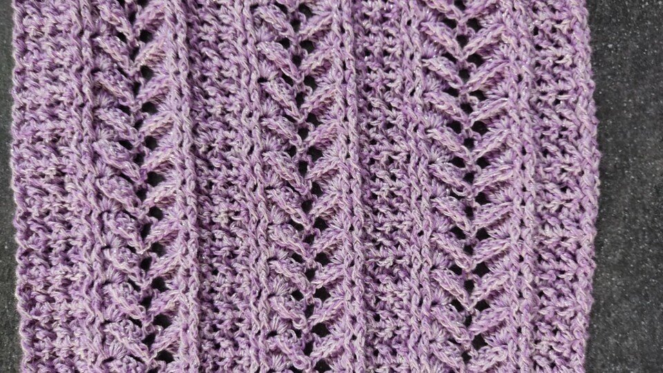 Häkelanleitung Schal "Rhodia"