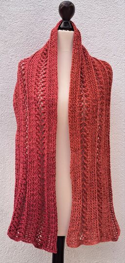 Häkelanleitung Schal "Rhodia"