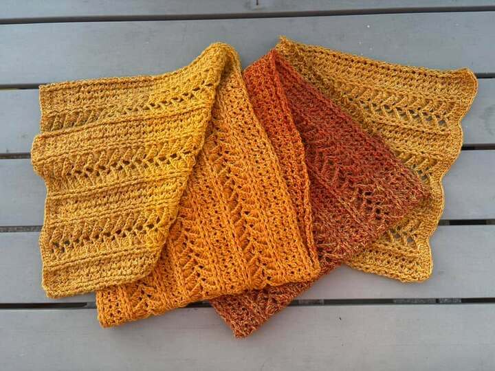 Häkelanleitung Schal "Rhodia"