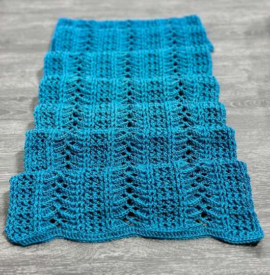 Häkelanleitung Schal "Rhodia"