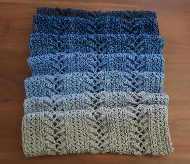 Häkelanleitung Schal "Rhodia"