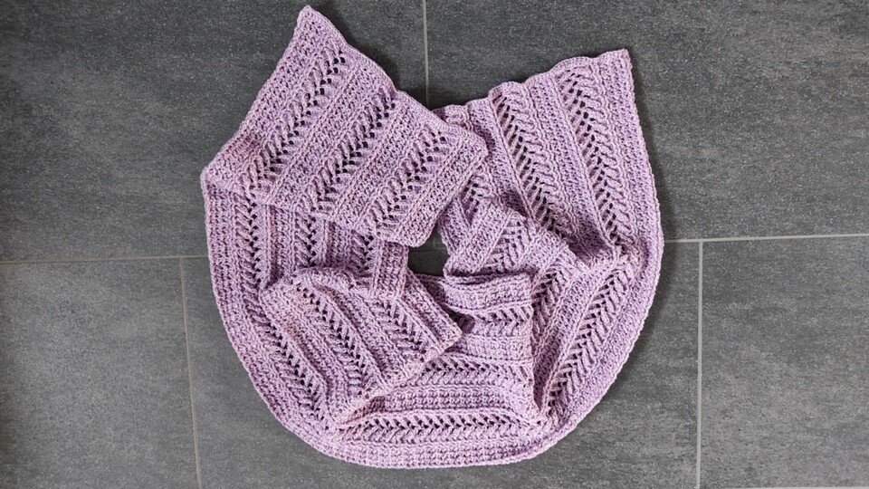 Häkelanleitung Schal "Rhodia"