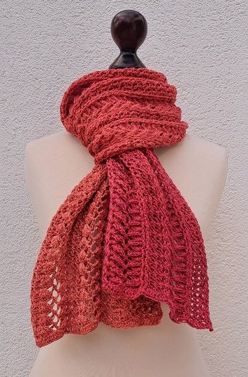 Häkelanleitung Schal "Rhodia"