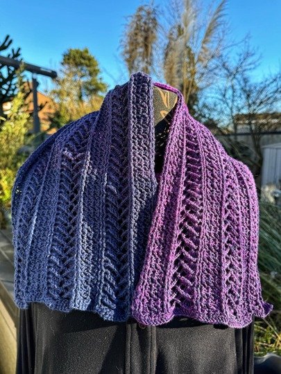 Häkelanleitung Schal "Rhodia"