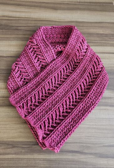 Häkelanleitung Schal "Rhodia"