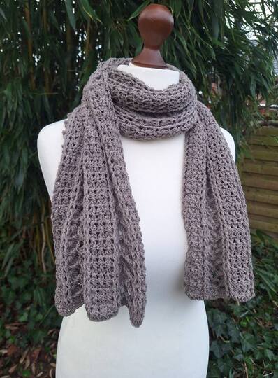 Häkelanleitung Schal "Rhodia"