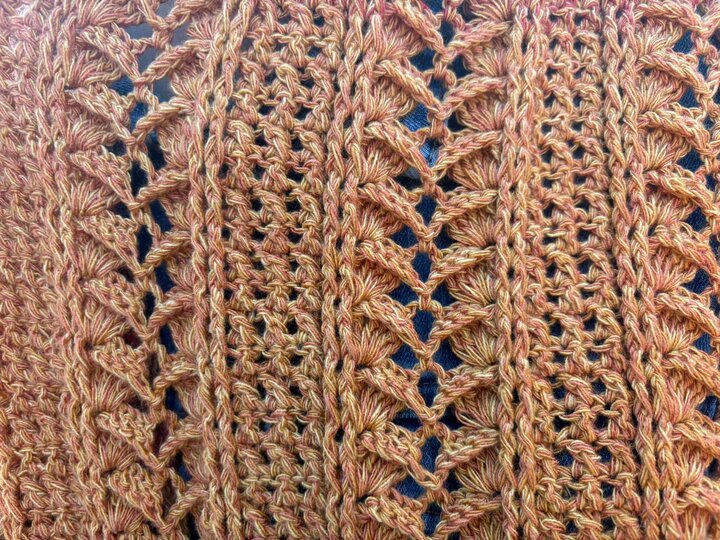 Häkelanleitung Schal "Rhodia"