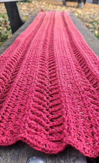 Häkelanleitung Schal "Rhodia"