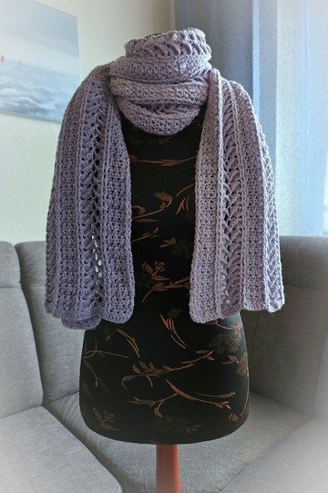 Häkelanleitung Schal "Rhodia"