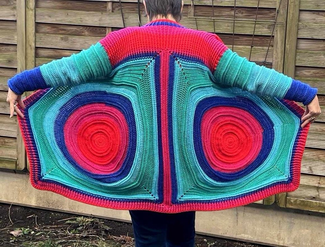 Jacke/Weste Eulalia, Häkelanleitung - Bild 4