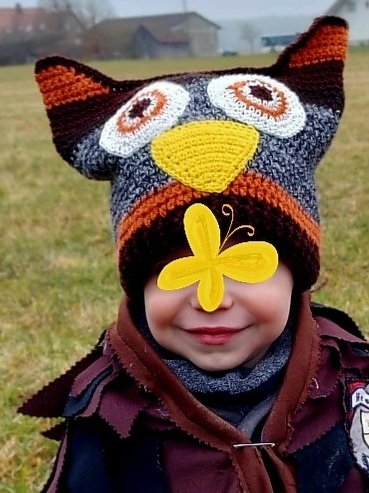 Aaron´s "Kuckuck Mütze" zu Fasching / "Vogel" Mütze häkeln