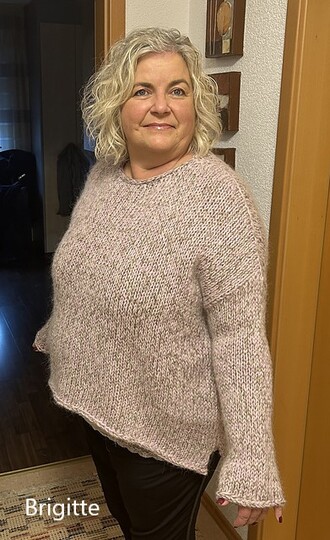Strickanleitung Oversize Pullover THE BIG FLAUSCHI | 6 Größen