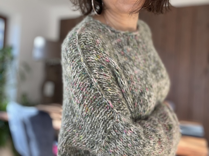 Strickanleitung Oversize Pullover THE BIG FLAUSCHI | 6 Größen