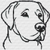 Cross Stitch Pattern Labrador for dog lovers as a PDF download, easy