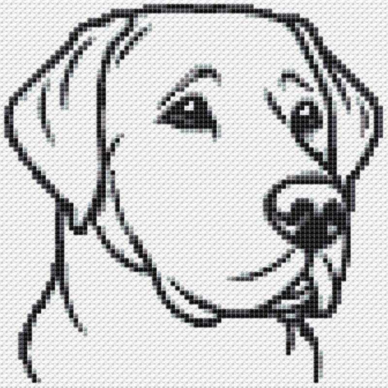 Cross Stitch Pattern Labrador for dog lovers as a PDF download, easy - Image 5