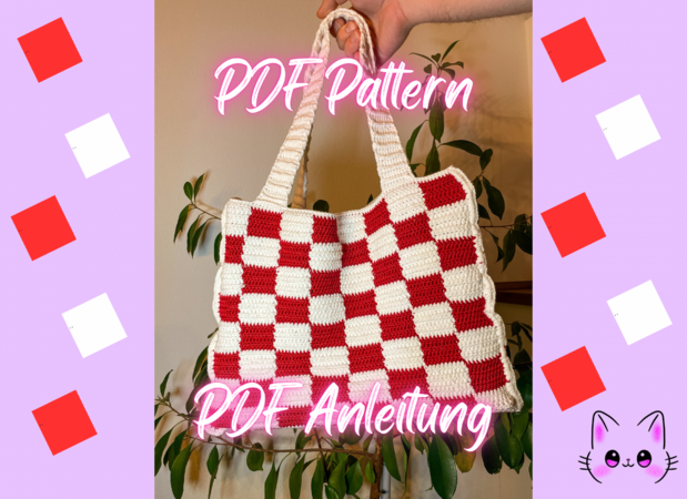 Checkerboard Bag, Cube Bag, checkende bag
