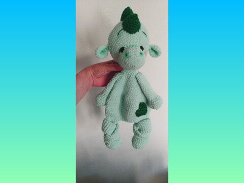 Häkelanleitung Dino