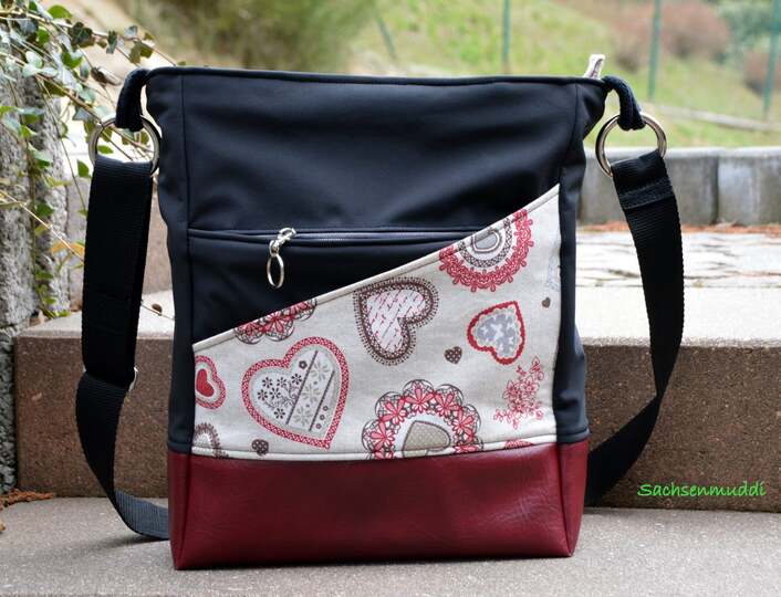 PDF-Schnittmuster für die Tasche Love – 41x38 cm |