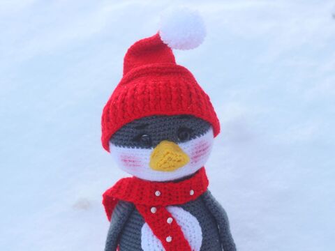 Häkelanleitung für Pinguin