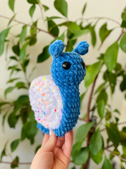 No-Sew Snail, crochet Pattern without sewing