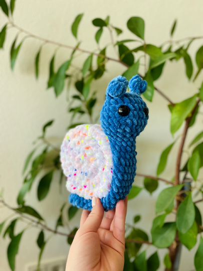 No-Sew Snail, crochet Pattern without sewing
