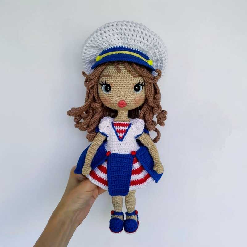 Marine outfit for the Astrid doll (30 cm) - Image 5