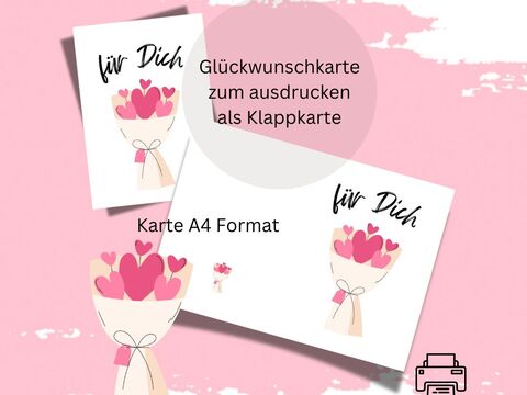 Liebeskarte 5 Geburtstag Karte Grußkarte Hochzeit Valentinstag download