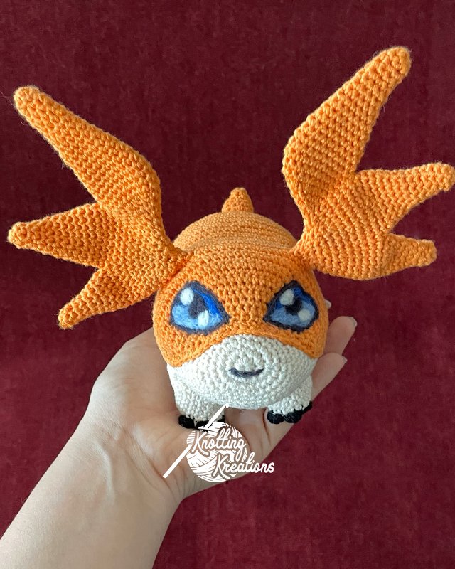 Digital Monster Winged Creature- Amigurumi - Crochet Pattern/PDF - Image 6