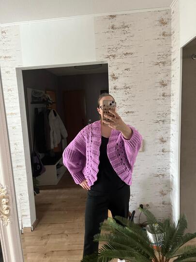 Häkelanleitung Cardigan / Jacke "HOLY NIGHT"