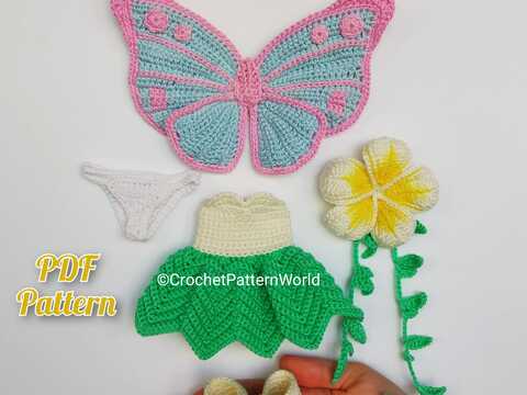 Fairy outfit for the Astrid doll