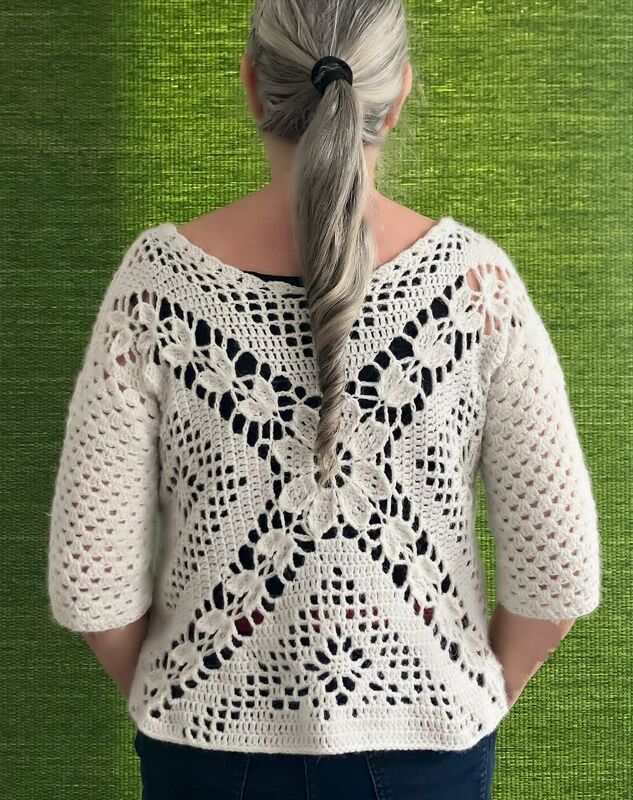 Zwei-Granny–Top – ärmellos oder halber Arm -  Häkelanleitung