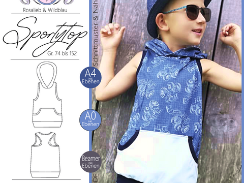 E-Book Sportytop Gr. 74 bis 152