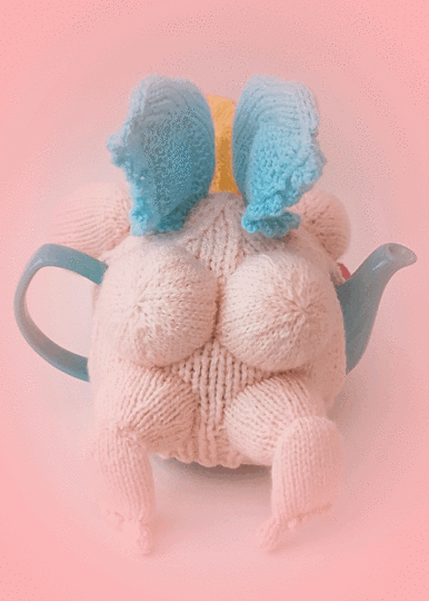TeaCosyFolk's Cupid Tea Cosy Knitting Pattern