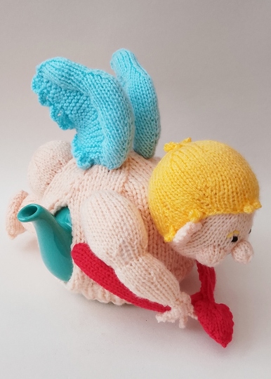 TeaCosyFolk's Cupid Tea Cosy Knitting Pattern