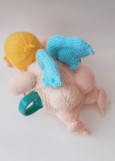 TeaCosyFolk's Cupid Tea Cosy Knitting Pattern